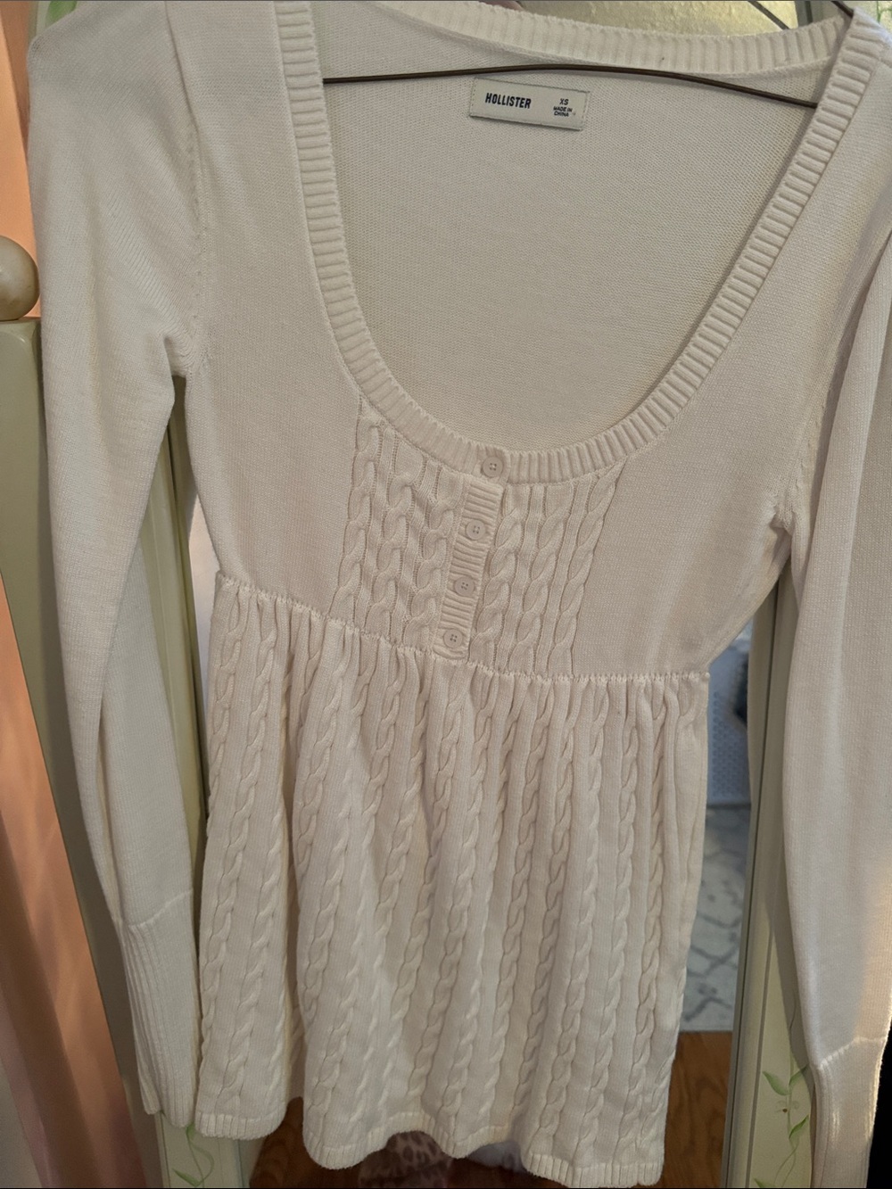 Hollister babydoll long sleeve